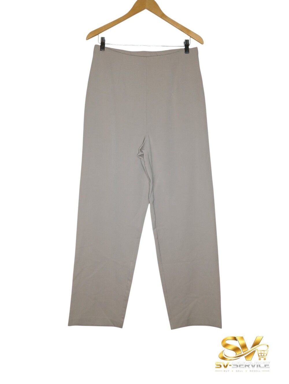 Dialogue Women's Straight-Leg Chinos in Light Taupe